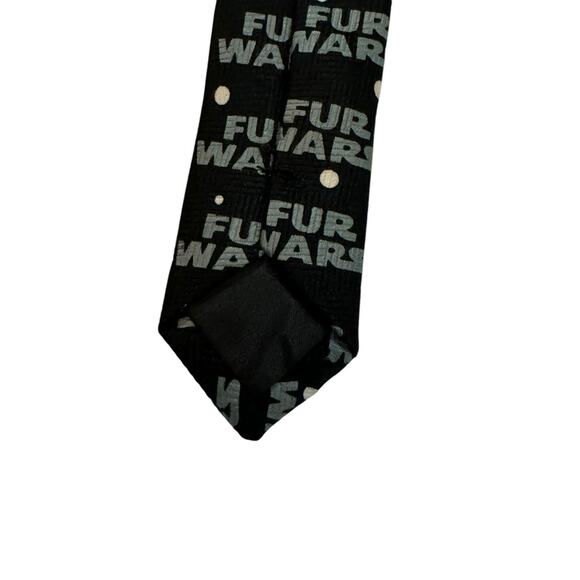Paws Addiction Garfield Odie Fur Wars Star Wars Spoof Cartoon Vintage Necktie - Picture 7 of 7